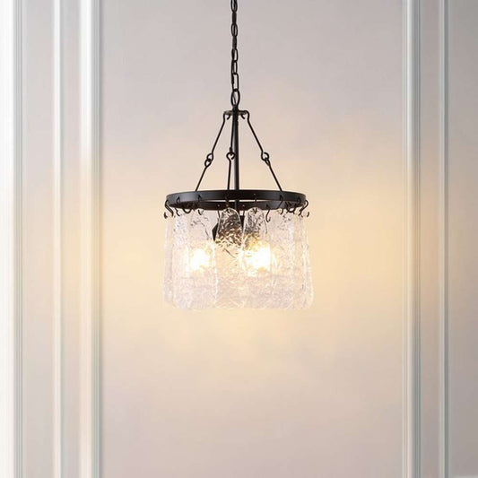 Safavieh - Thryssa 3Lt 15in Chandelier - Black - Clear - CHA4055A veiw 2