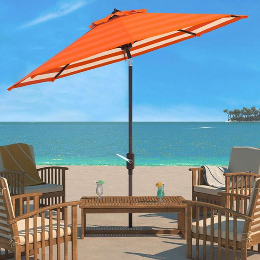 Safavieh - Tiana 9Ft Crank Umbrella - Orange - PAT8007O veiw 2