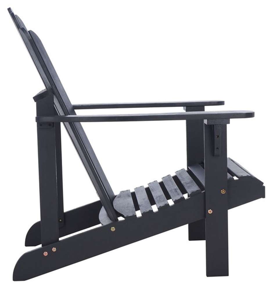 Safavieh - Topher Adirondack Chair - Black - PAT7027D veiw 4
