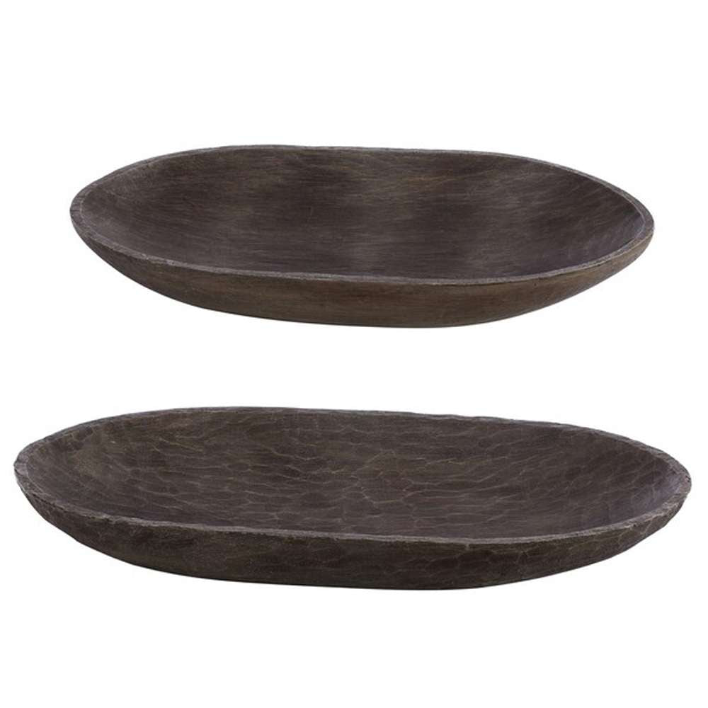 Safavieh - Trellen Polyresin Decor Bowls - Brown (Set of 2) - RDC1209A-SET2 veiw 1