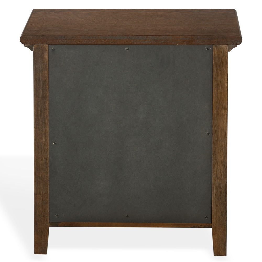 Safavieh - Trevor 3 Drawer Wood Nightstand / Dark Walnut - SFV2231B view 4