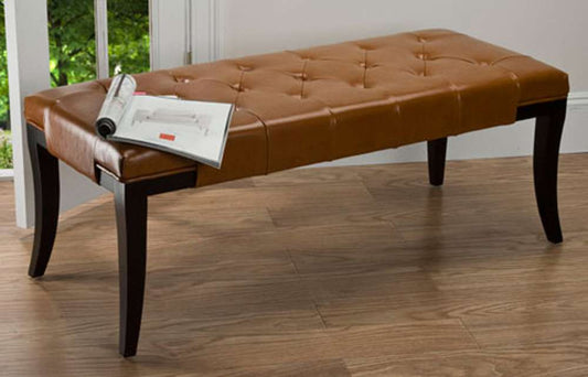Safavieh - Tyler Bench - Saddle - HUD4069C veiw 2