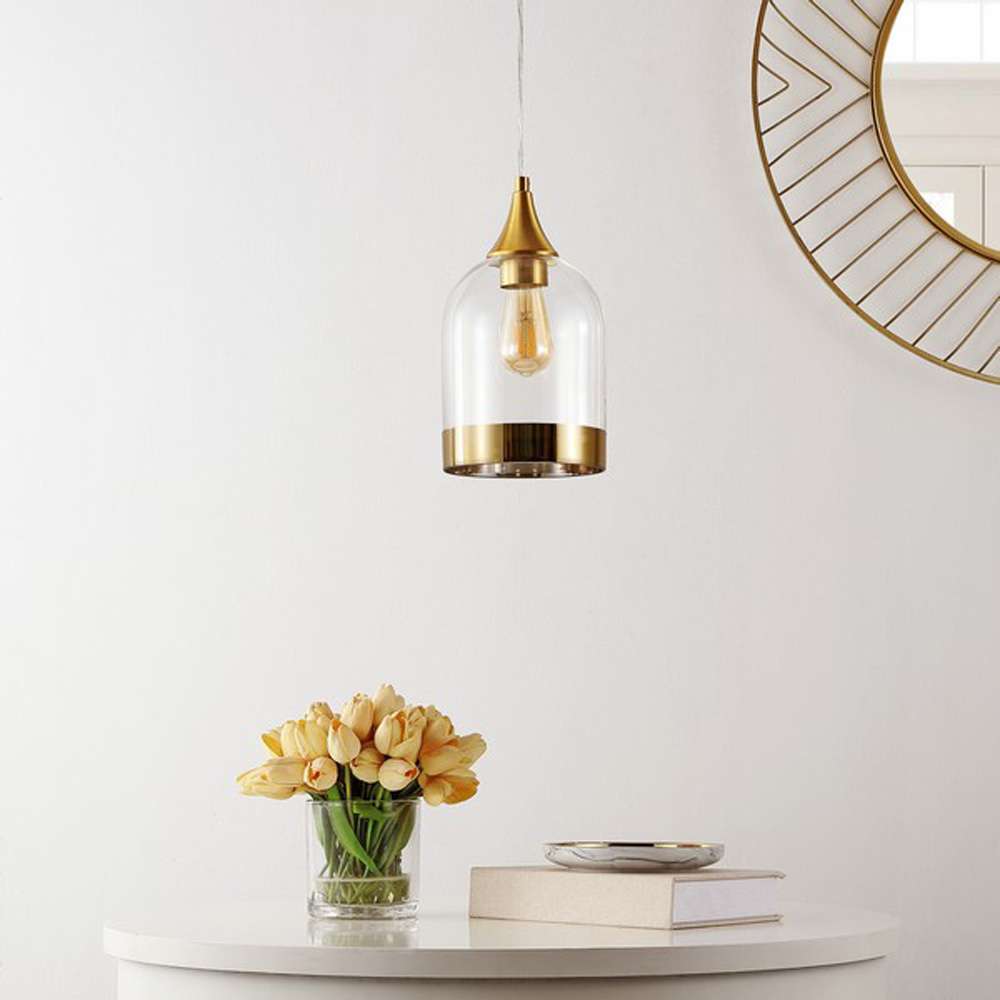 Safavieh - Valeska 6.7 Inch Pendant - Brass - PND4132A veiw 2