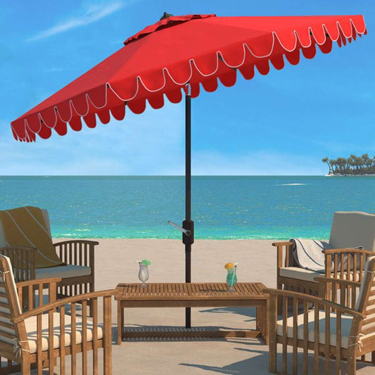 Safavieh - Venice 11Ft Crank Umbrella - Red - PAT8110C veiw 2