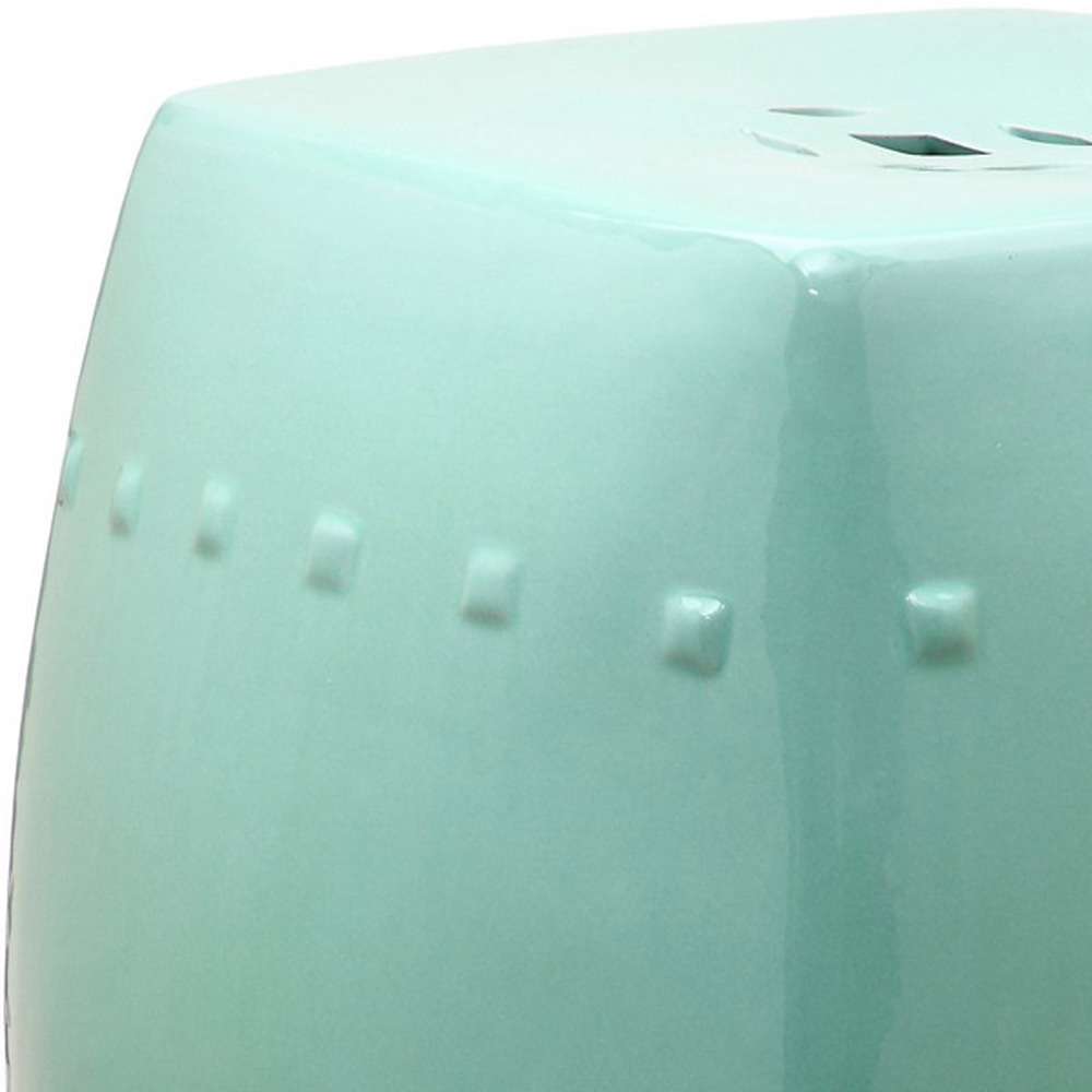 Safavieh - Villa Garden Stool - Light Blue - ACS4524C veiw 2