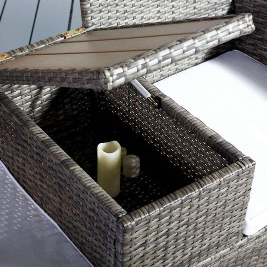 Safavieh - Viora Loveseat - Grey - White - PAT7710C veiw 2