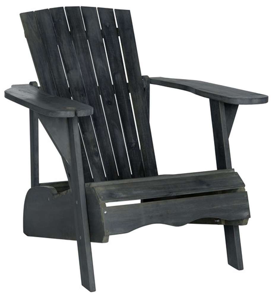 Safavieh - Vista Adirondack Chair - Dark Slate Gray - PAT6727K veiw 3