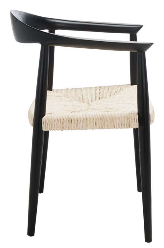 Safavieh - Volta Foc Twist Accent Chair - Black - Natural - ACH1009A veiw 4