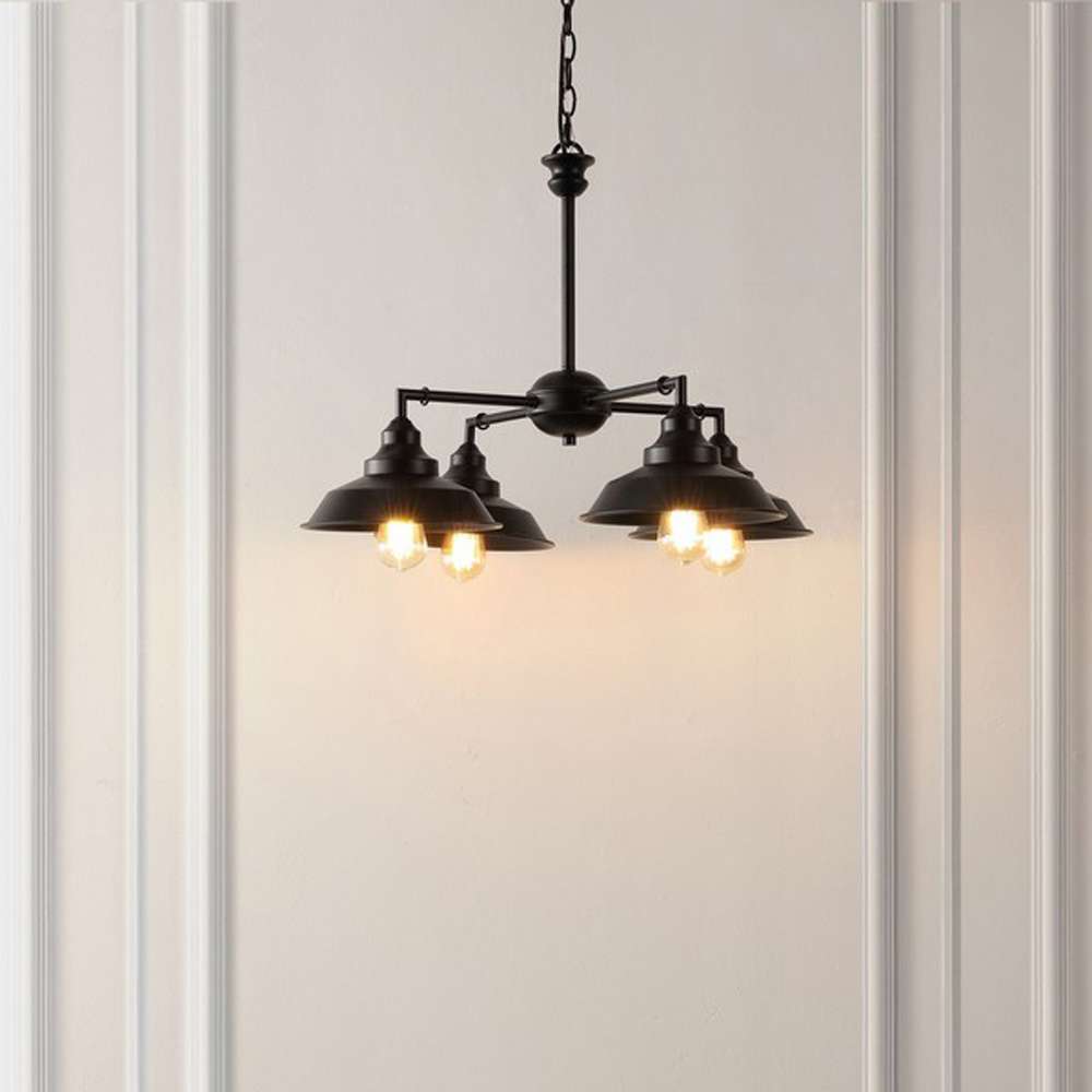 Safavieh - Westlyn 4Lt 27in Chandelier - Black - CHA4048A veiw 2