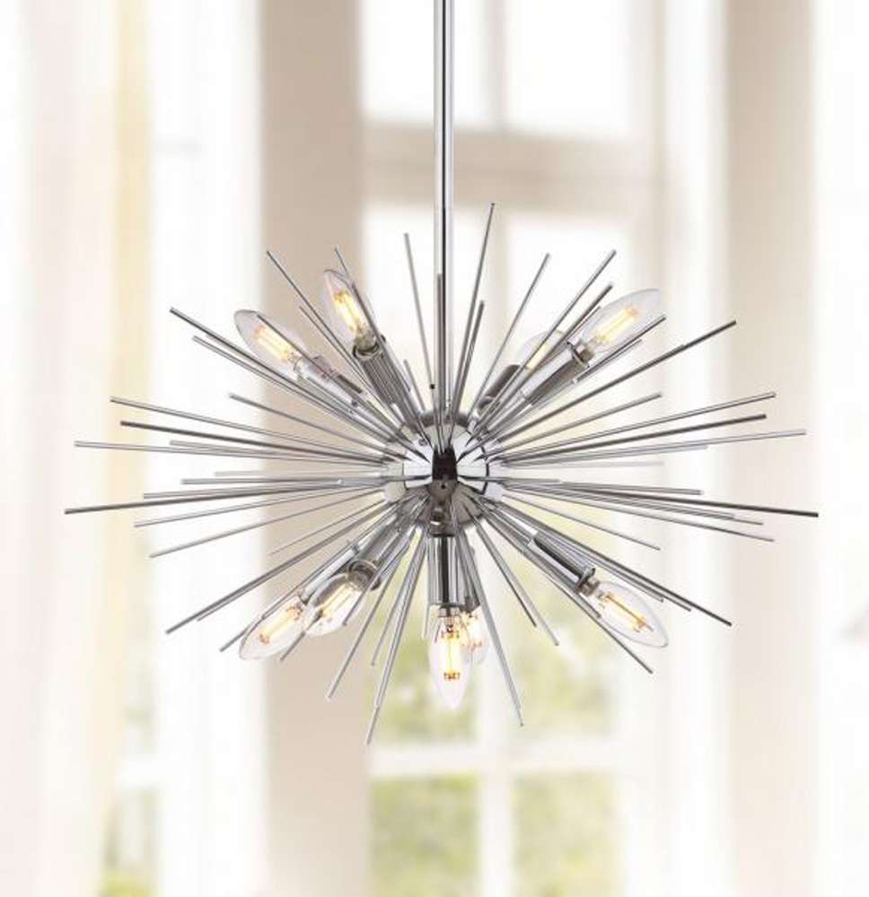 Safavieh - Willa 9Lt 23.5 Inch Pendant - Charcoal - PND4021A veiw 1