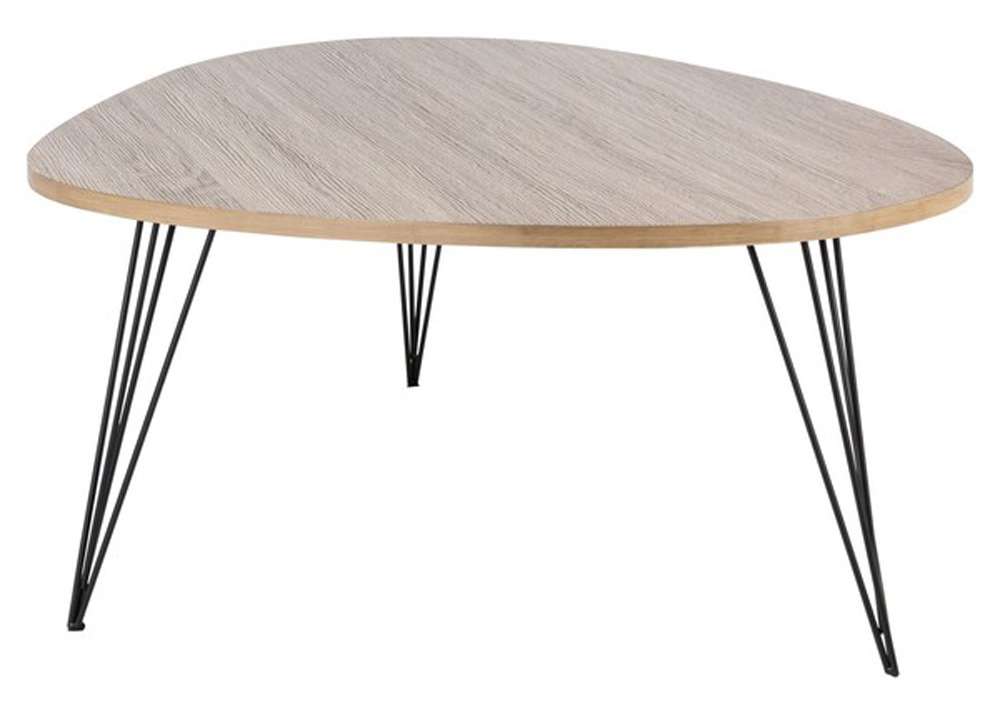 Safavieh - Wynton Coffee Table - Oak - Black - FOX4215A veiw 4