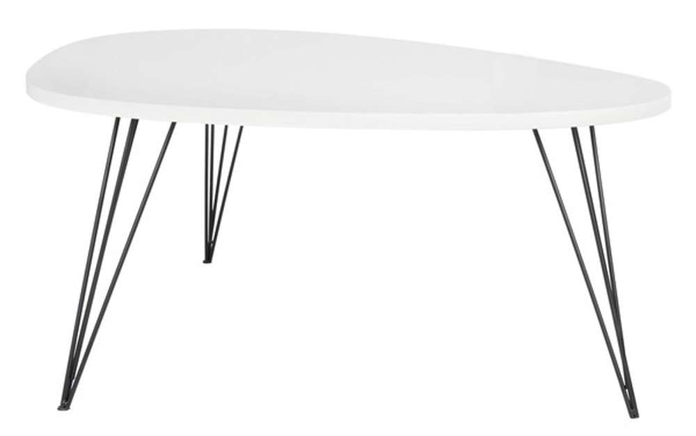 Safavieh - Wynton Coffee Table - White - Black - FOX4215B veiw 4