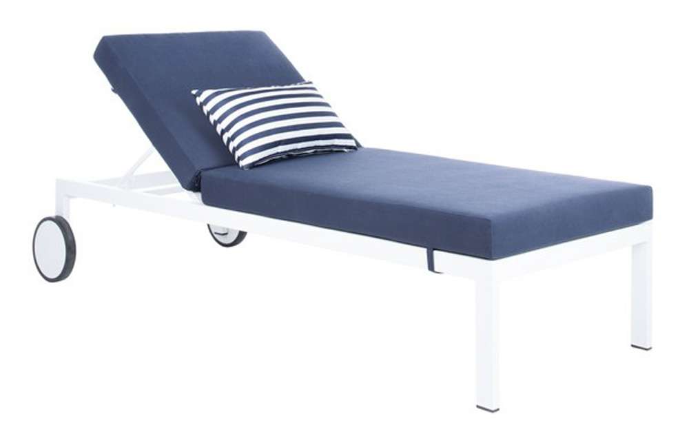Safavieh - Yves Sun Lounger - Navy - White - PAT4042A veiw 4