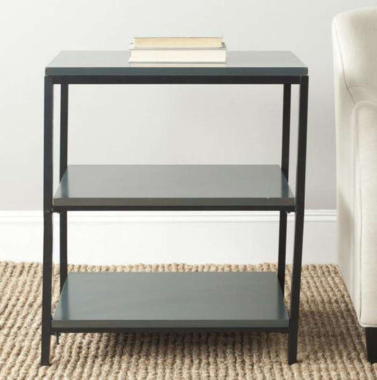 Safavieh - Zeke Shelf Unit - Dark Teal - AMH6614A veiw 2