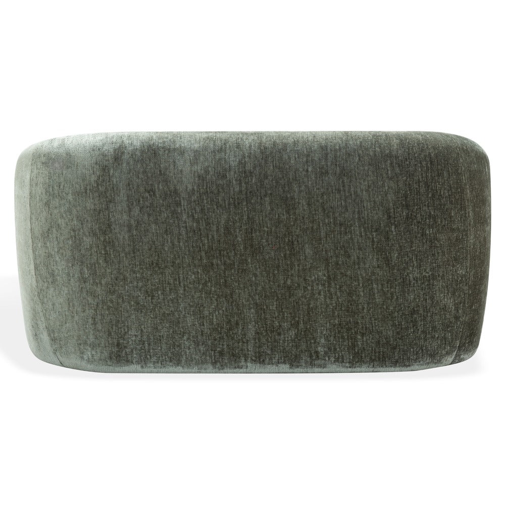 Safavieh - Zhao Chenille Curved Loveseat / Dark Green - SFV4783F view 5