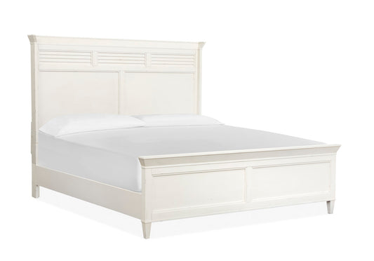 Salt Life Home - Echo Isles Sea Pearl And Driftwood California King Classic Panel Bed With 2 Telephone Tables - B6310-77-KIT7 view 2