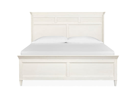 Salt Life Home - Echo Isles Sea Pearl And Driftwood King Classic Panel Bed - B6310-67 view 2