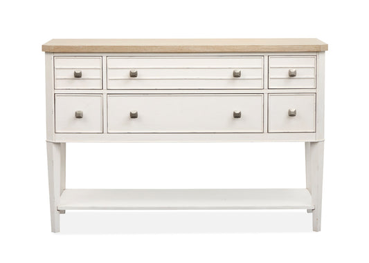 Salt Life Home - Echo Isles Sea Pearl And Driftwood Sideboard - D6310-12 view 2