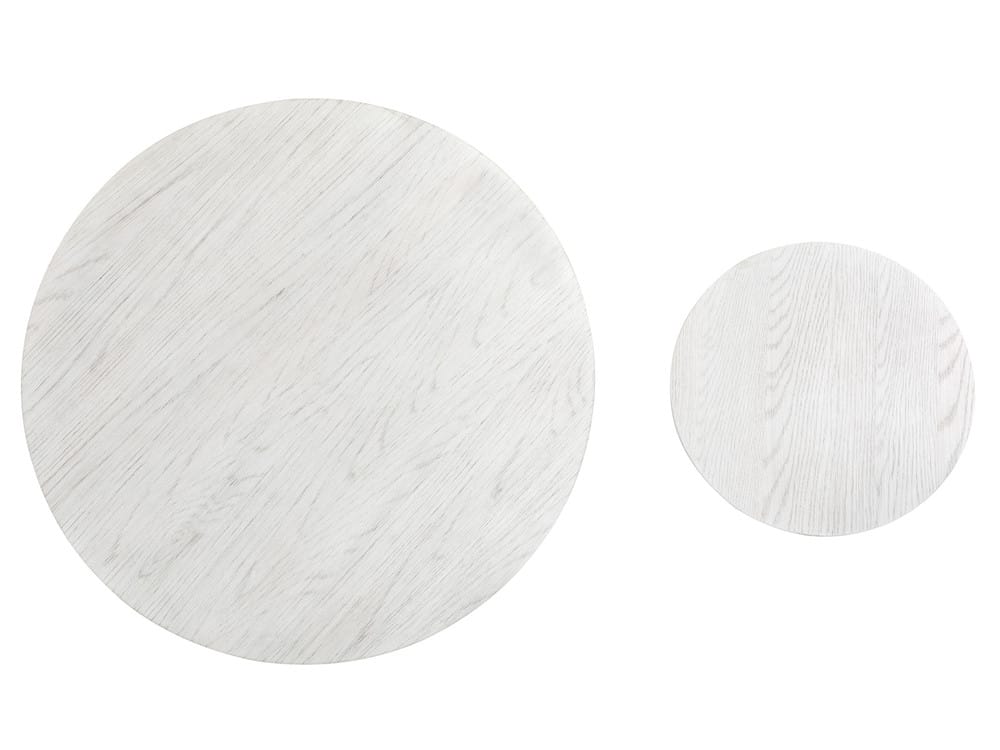 Salt Life Home - Sunset Cove Moonlight Pearl Nesting Cocktail Table With 2 Chairside End Table - T5879-52KIT2 view 8