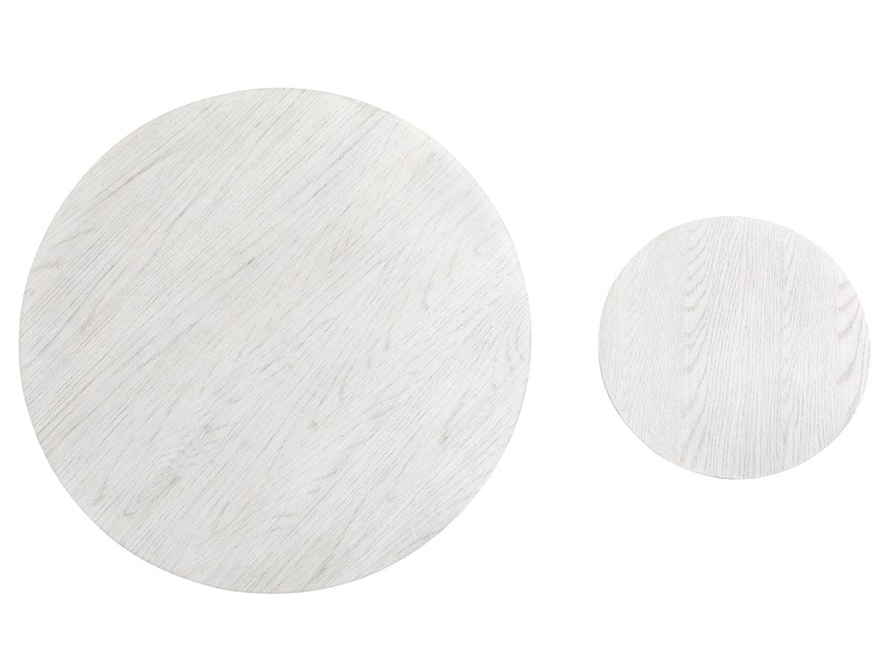 Salt Life Home - Sunset Cove Moonlight Pearl Nesting Cocktail Table With Casters - T5879-52 view 10