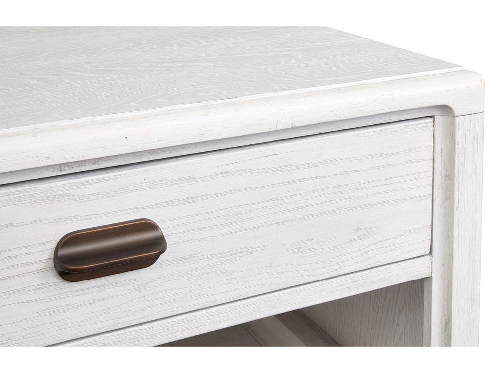 Salt Life Home - Sunset Cove Moonlight Pearl Rectangular Cocktail Table With Casters - T5879-43 view 10