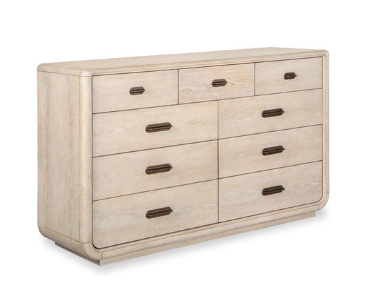 Salt Life Home - Sunset Cove Sanibel Brown Drawer Dresser With Landscape Mirror - B5783-2140 view 2
