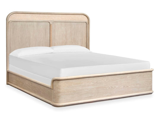 Salt Life Home - Sunset Cove Sanibel Brown King Panel Bed And 9 Drawer Dresser With Landscape Mirror - B5783-64-KIT4 view 2