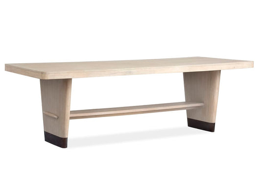 Salt Life Home - Sunset Cove Sanibel Brown Trestle Dining Table With 2 Upholstered Side Chairs 2 Host Chairs And Buffet - D5783-21-KIT30 view 2