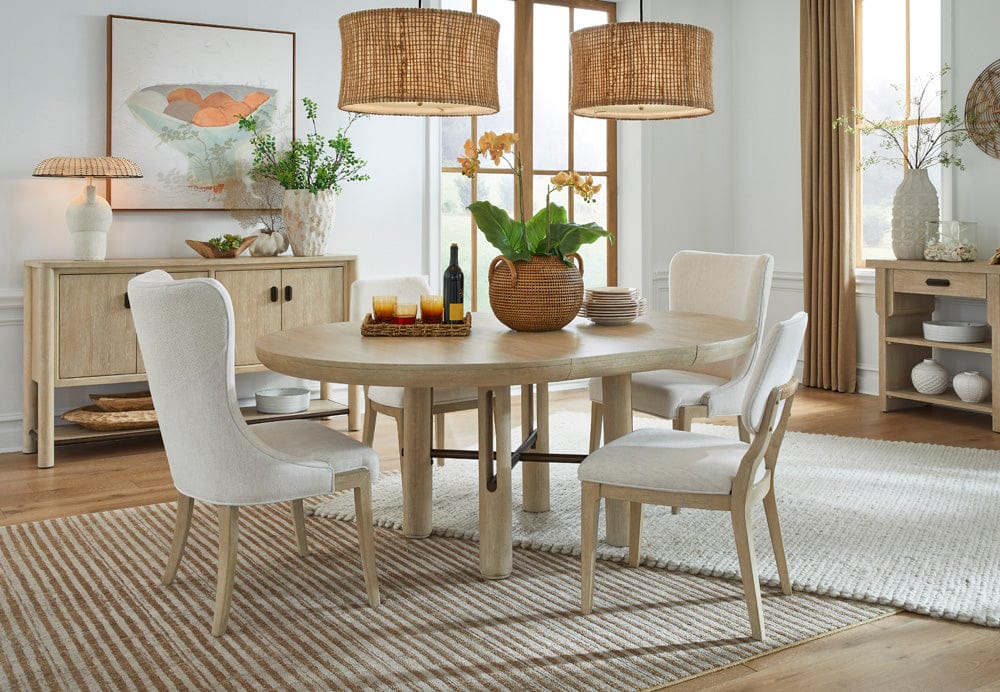 Salt Life Home - Sunset Cove Sanibel Brown Upholstered Host Chair Two Pack - D5783-66 view 10