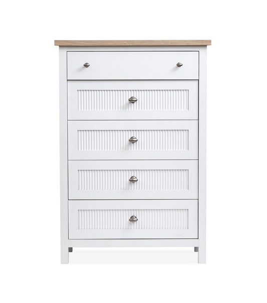 Salt Life Home - Windmill Harbour White Whisp And Sand Drawer Chest - B6313-10 view 2