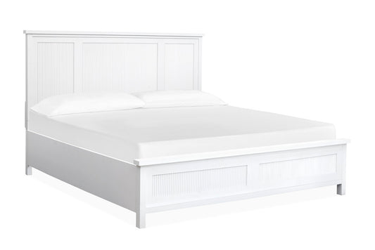 Salt Life Home - Windmill Harbour White Whisp And Sand King Panel Bed With 2 Nightstands - B6313-64-KIT2 view 2