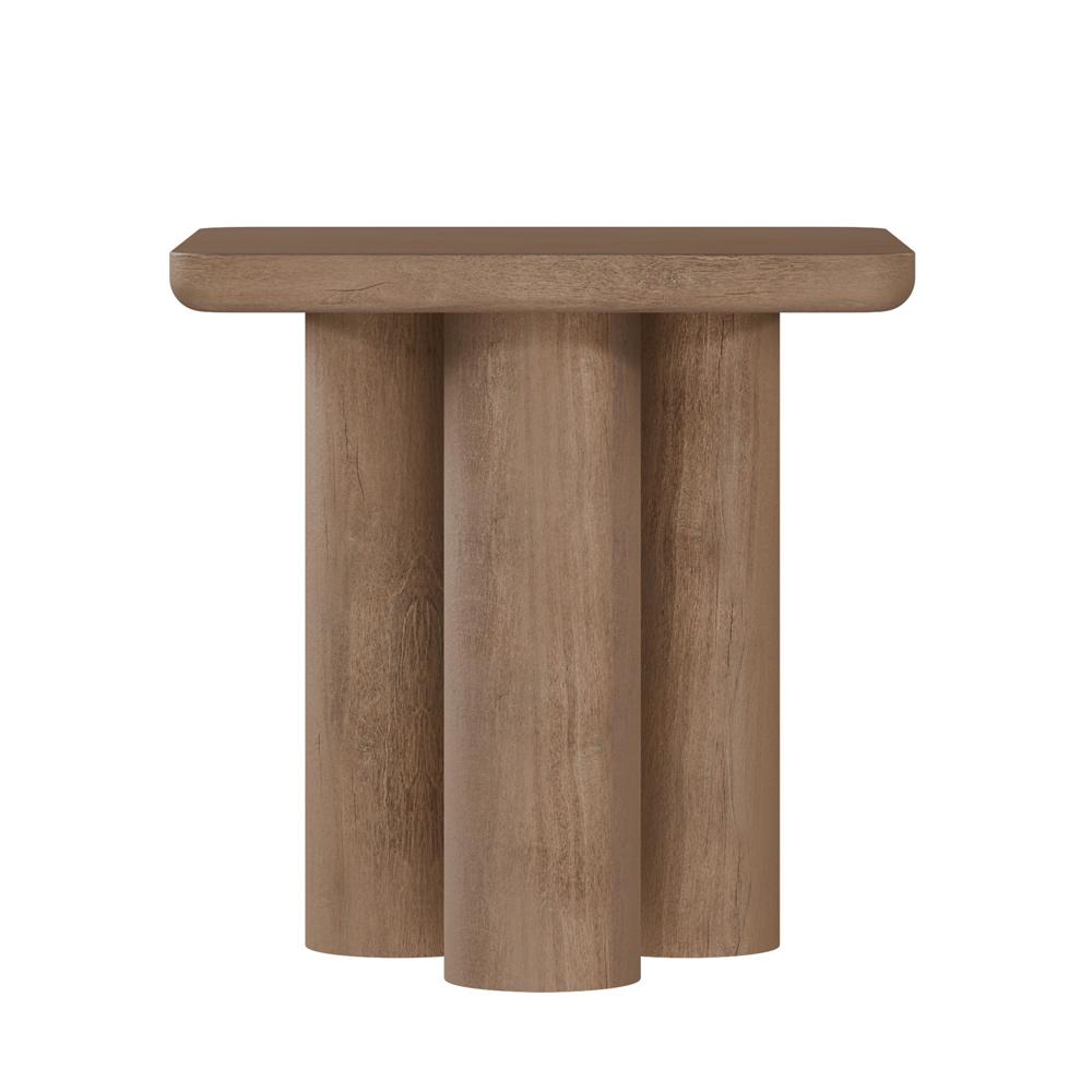 Salted Oak - Presidio Natural Oak Veneer Contempory 22in End Table - STO3107-WMO veiw 1