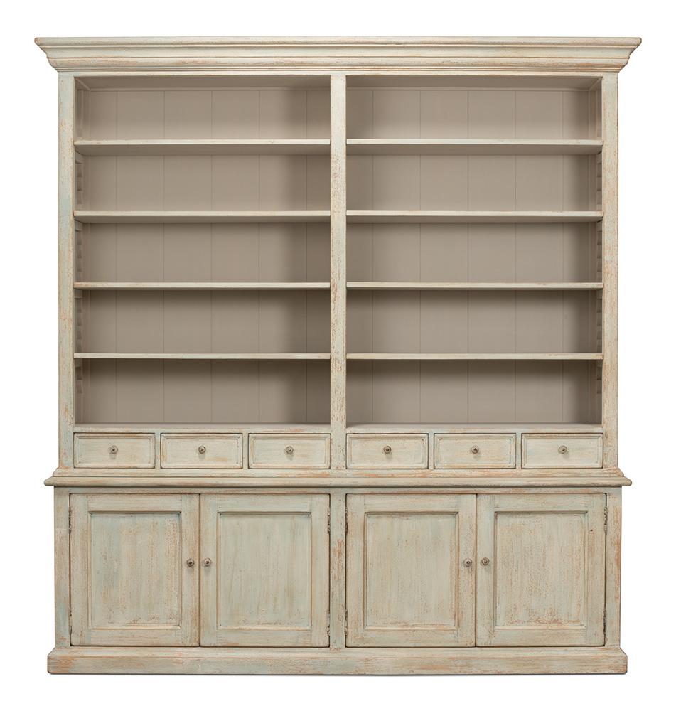 Sarreid Ltd - Angelique Bookcase - Beige - 40368 veiw 2