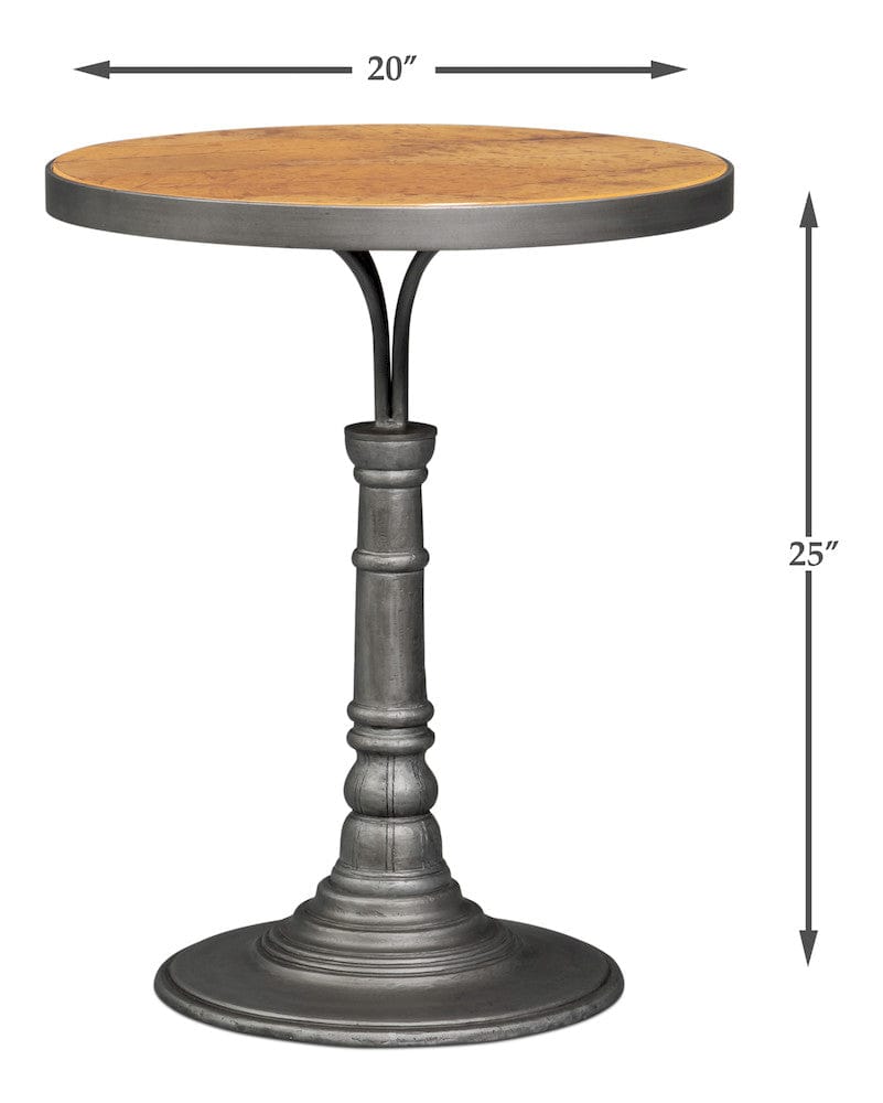Sarreid Ltd - Banner House Table in Brown - 54300 view 9