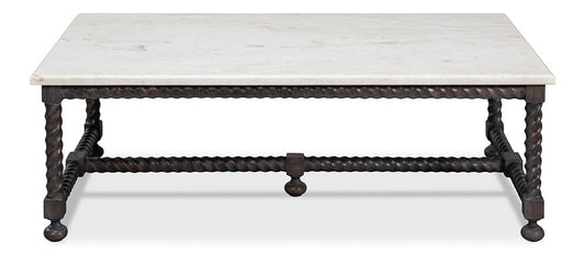Sarreid Ltd - Barley Cocktail Table - Brown - 53905 veiw 2