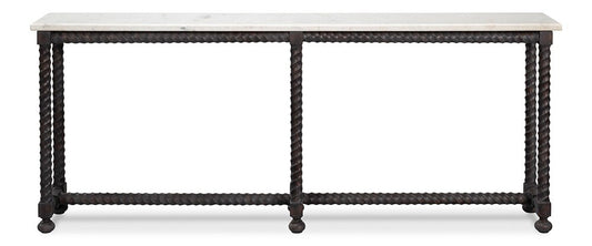 Sarreid Ltd - Barley Console Table - Brown - 53904 veiw 2
