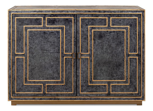 Sarreid Ltd - Bel Aire Buffet - Black - 53164 veiw 2