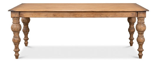 Sarreid Ltd - Bixby Dining Table - Brown - 40678 veiw 2