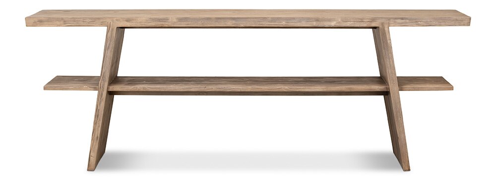 Sarreid Ltd - Bodega Vineyards Console Table - Tan - 53340 veiw 2