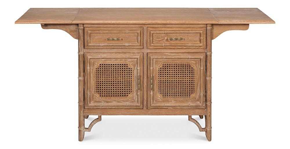 Sarreid Ltd - Brighton Cabinet - Brown - 54164 veiw 2