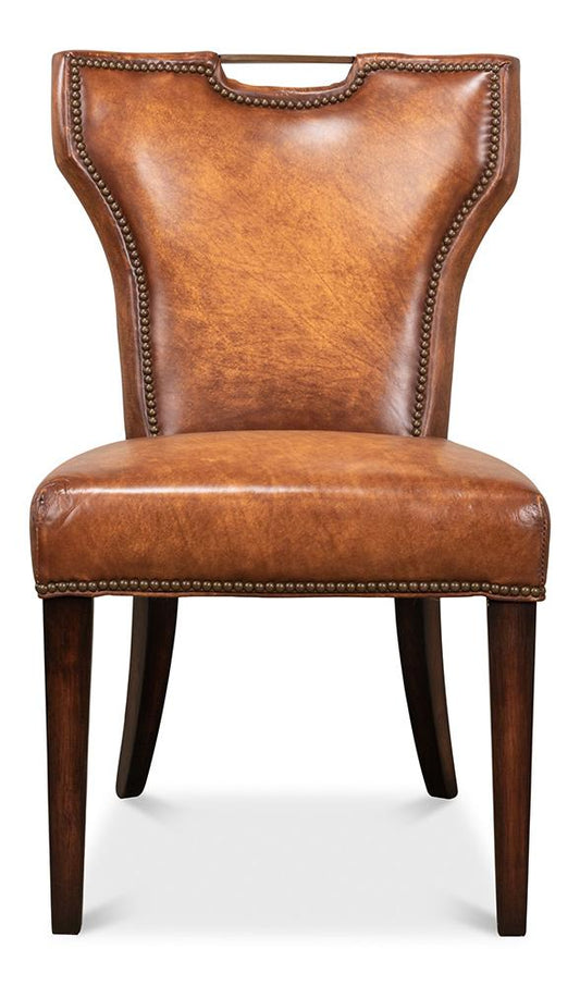 Sarreid Ltd - Broderick Dining Chair - Brown - 40925 veiw 2