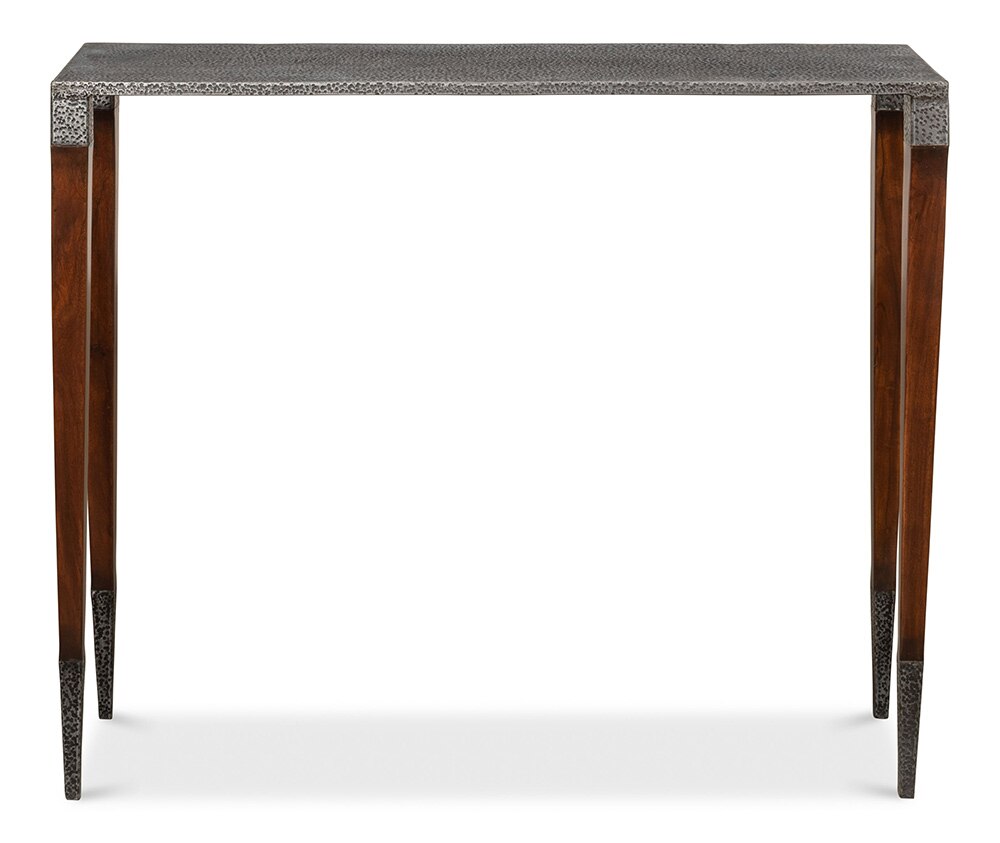 Sarreid Ltd - Burnford Console Table - Grey - 30415 veiw 2