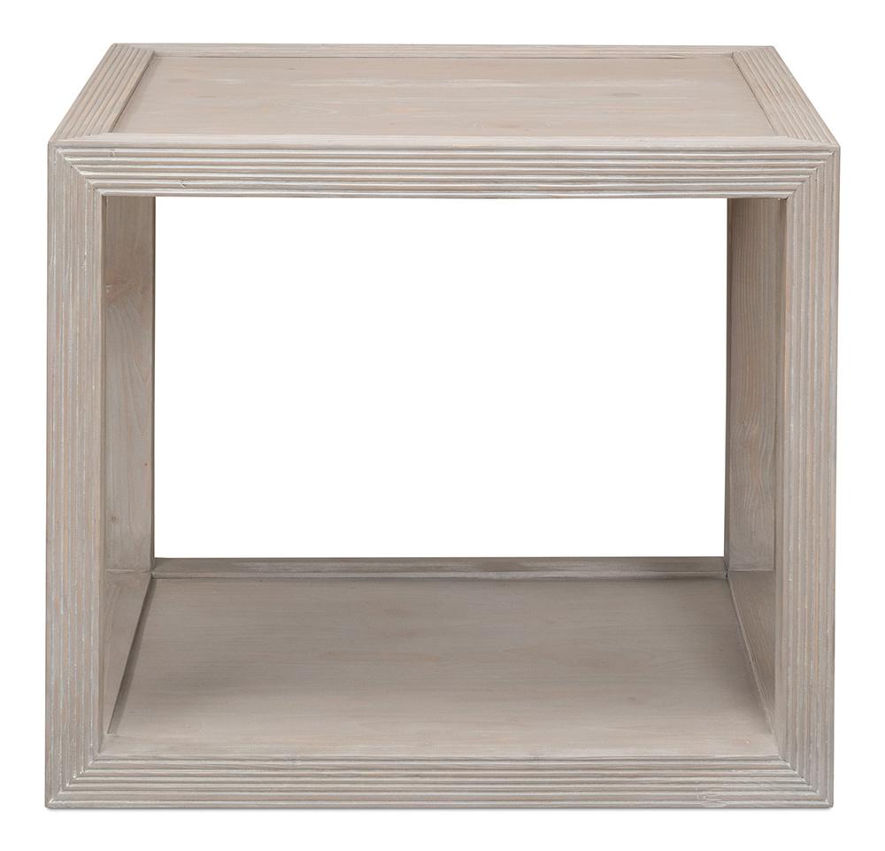 Sarreid Ltd - Camden Side Table - Grey - 53301 veiw 2