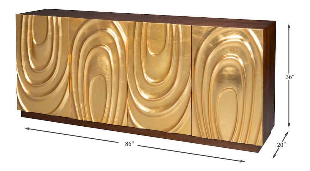 Sarreid Ltd - Capriole Credenza in Brown - 54293-DW view 13