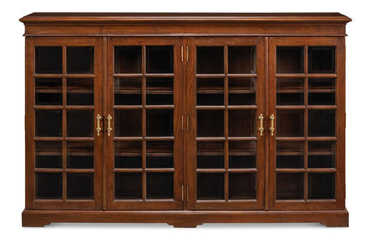 Sarreid Ltd - Carmel-By-The-Sea Bookcase, Walnut - 25364-3 veiw 2