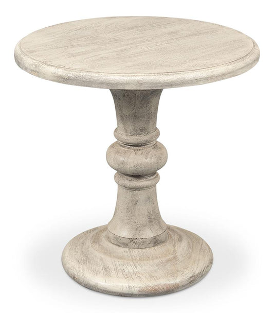 Sarreid Ltd - Cecelia Pedestal Table - 53653 veiw 2