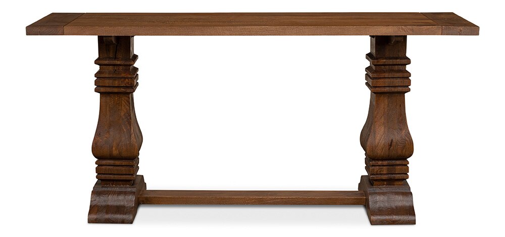 Sarreid Ltd - Colette Console Table - Brown - 53646 veiw 2