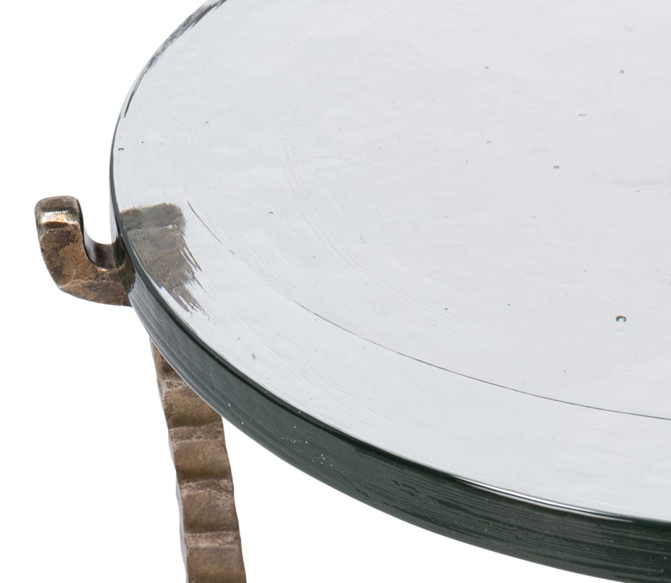 Sarreid Ltd - Dandy Round Side Table in Bronze - 53947 view 4