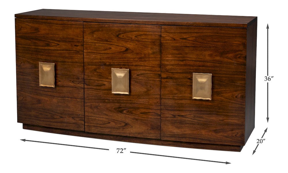 Sarreid Ltd - Dao Credenza in Brown - 54291-PD view 12
