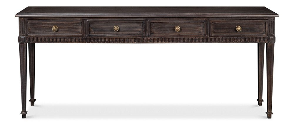 Sarreid Ltd - Details Console Table - Brown - 53885 veiw 2